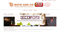 Desktop Screenshot of boydandco.com.au